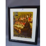 A print of the Special Cup Final edition of Weekly Illustrated featuring The Arsenal 1936 F A Cup