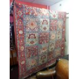 A central Persian qum carpet, 310cm x 193cm,