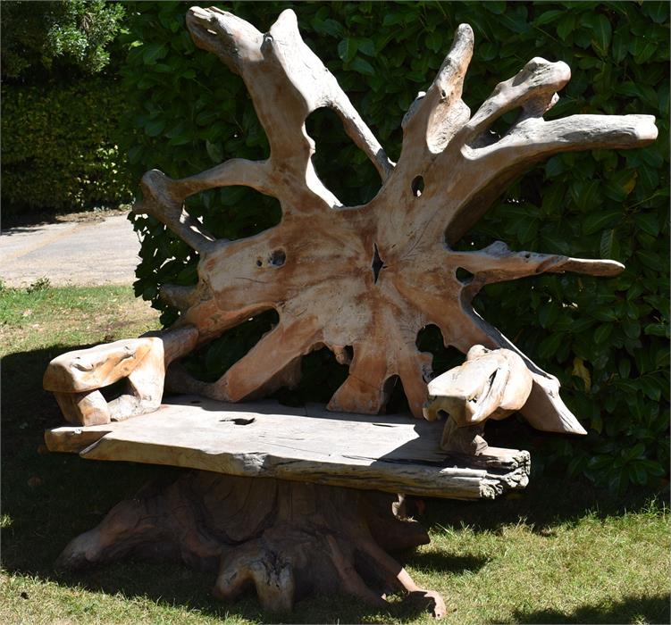 Root Throne Bench - Image 2 of 2