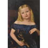 Vivian Crome-nineteenth century,oil on canvas portrait