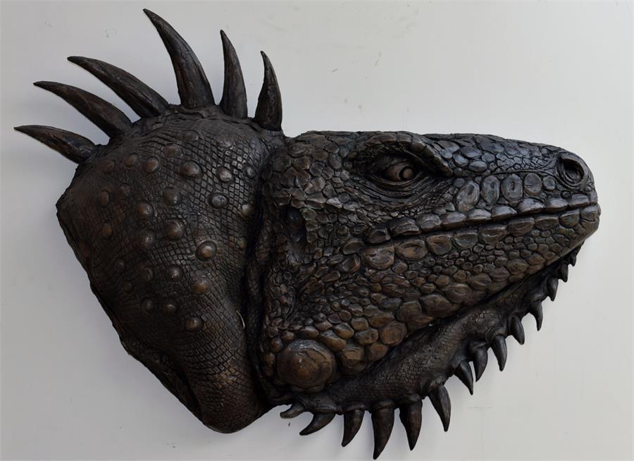 David Crooke, Iguana Head - Image 2 of 2