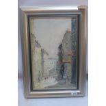 20th century French school, 'Paris, down Montmartre', oil on canvas,