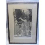 After Jules Jacquet, an Art Nouveau engraving 'Herbert Schmale', signed Jules Jacquet lower margin,