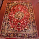 A fine North East Persian Meshad rug 193cm X 145cm,