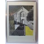 John Piper, a screen print of a chapel. Signed lower right in pencil and numbered 38/75.