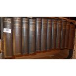 A collection of various book sets Thackeray,