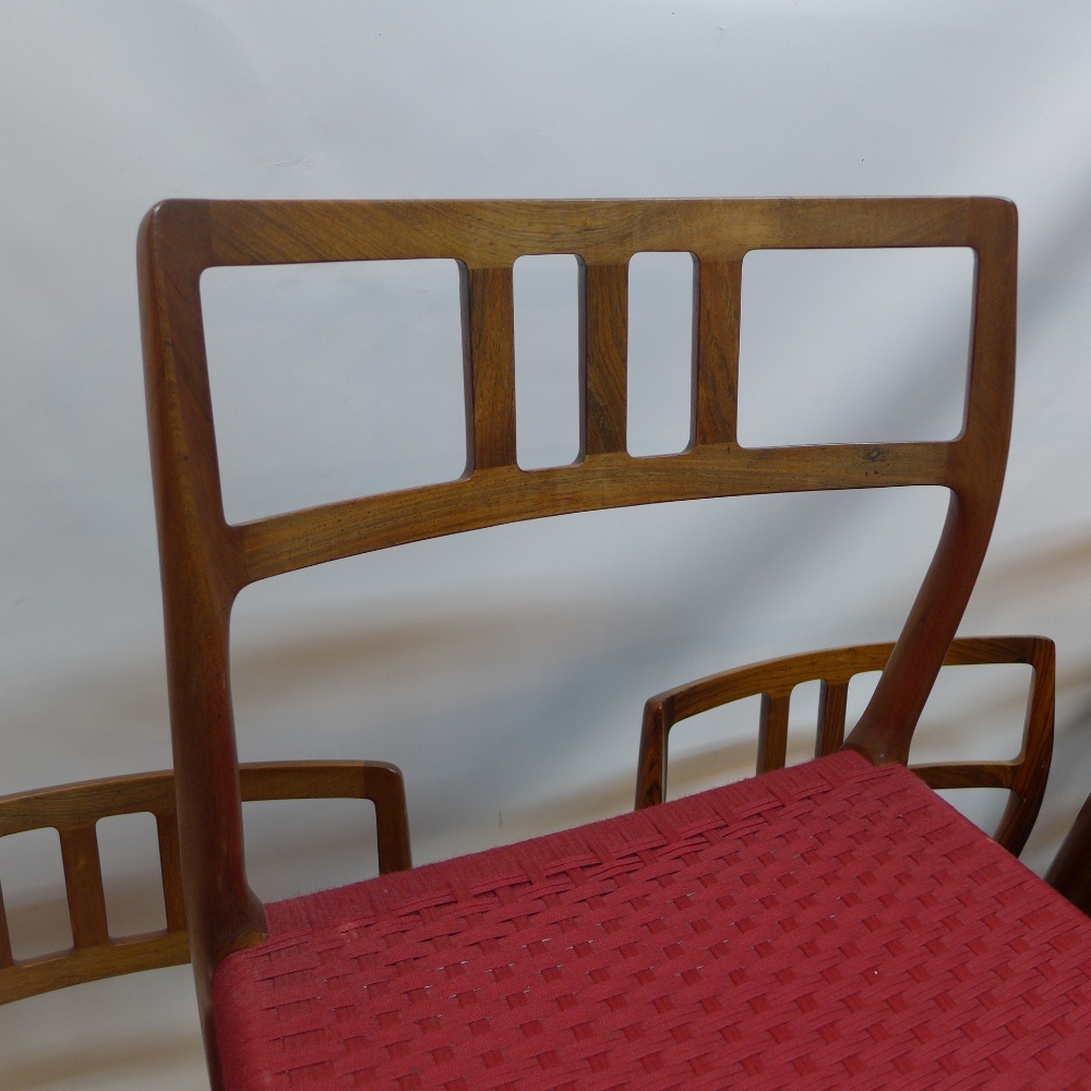 A set of eight Danish rosewood chairs, J. L. - Image 2 of 3