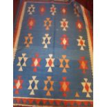 A fine South West Persian Qashgai Kilim.