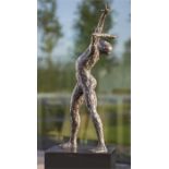 Sculpture, Jacques Vanroose, bronze 'Eclipse'