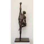 Bronze sculpture Jacques Vanroose, Force, Bronze, Signed, from an edition of 100