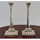 Old Sheffield Plate candlesticks circa 1770