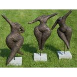 Sculpture, Mieke De Weerdt, bronze, 'Freedom of Movement'