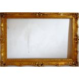 A Large Rocco style gilt Picture or Mirror Frame