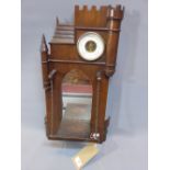 A Germanic style 20th century barometer in the form of a castle. H.
