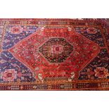 A fine South West Persian Qashua carpet.