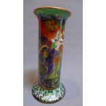 A Wedgewood Fairyland lustre 'Torches' pattern vase. Shape No. 3177 designed by Daisy Makeig-Jones.