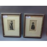 Two Eric Gill (1882-1940) engravings,