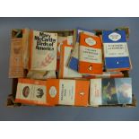 A large collection of old vintage Penguin paperback books,