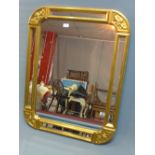 A Venetian style gilt framed mirror
