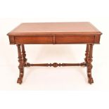 A 19th century Victorian mahogany side table