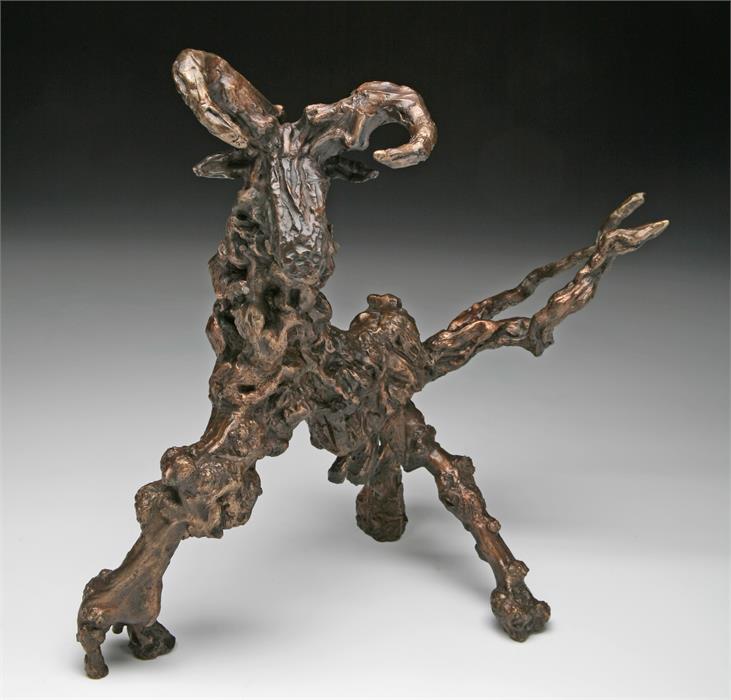 Bronze, Wilfred Pritchard, Born 1970, Fantasy Figure No 3, Bronze, Signed, with edition (9)