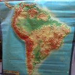 A 20th Century apocrathy raised map of South America