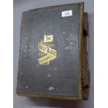A Victorian Illustrated Holy Bible having brass fastening