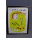 Marc Chagall (1869-1954), 'Galerie Maeght Gallery Poster', lithographic poster, 1969. H.78cm W.