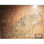 An Antique map of Scotland - Moray