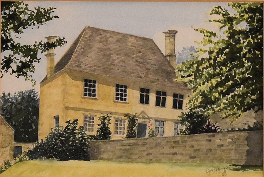 Original Watercolour Mounted and Framed - Snowshill Gloucester