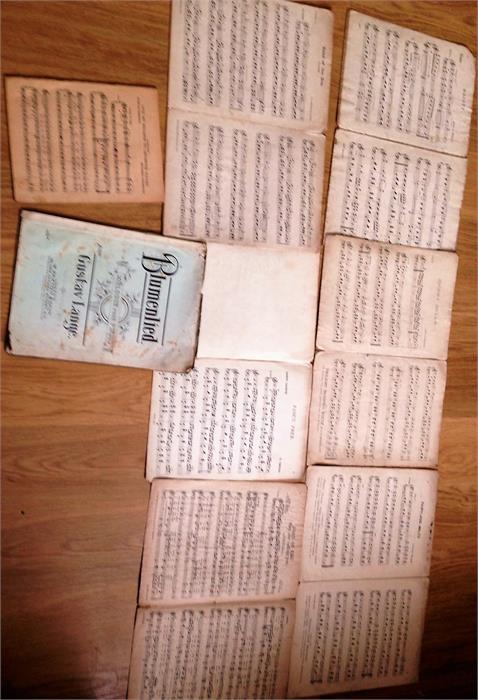 BLUMENLIED - Gustav Lange Music sheets