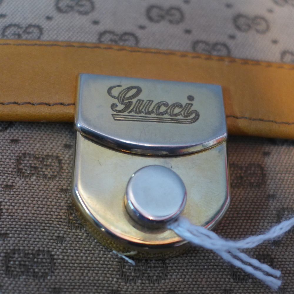 A vintage Gucci portfolio case, together with a Hermes leather document case. - Image 2 of 2