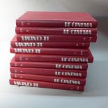 A set of ten French cinema books.