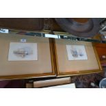 After J.M.W. Turner (1775 - 1851), a pair of maritime prints. W.20cm H.