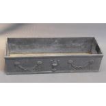 An early 20th Century lead planter with classical design.