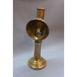 A 19th Century brass campaign reading lamp.