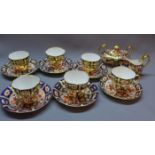 Royal Crown Derby Imari tea set