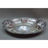 A Canadian silver fruit bowl, maker 'Birks'. L.