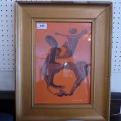 Marino Marini (1901-1980), 'Horse and Rider, 1955', lithograph. H.31cm W.