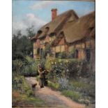 Oil on Canvas signed 'Walter G Witter 1886'