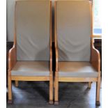 A Pair of Bespoke Throne Chairs