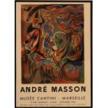 Lithographic Poster Exhibition of Andre Masson, July - September 1968