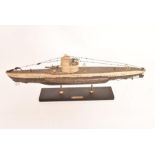 A model of a WW1 U - Boat