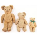 Three C19th/20th Teddy Bears