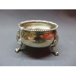 A Charles Stuart Harris silver salt bowl, hallmarked London 1894/5,