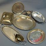 A quantity of sliver plate to include Mappin & Webb and Elkington plate