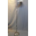 A Mezzazuna designer 1970's floor standing uplighter