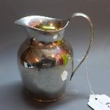 A Russian silver jug, hallmarked.