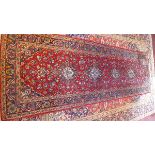 An extremely fine Central Persian Kashan runner,