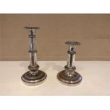 Old Sheffield Plate Candlesticks